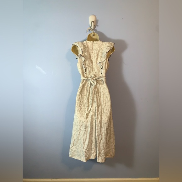 Lost + wander white w/ gray stars flutter sleeve button down drop in pockets XS - Picture 4 of 6